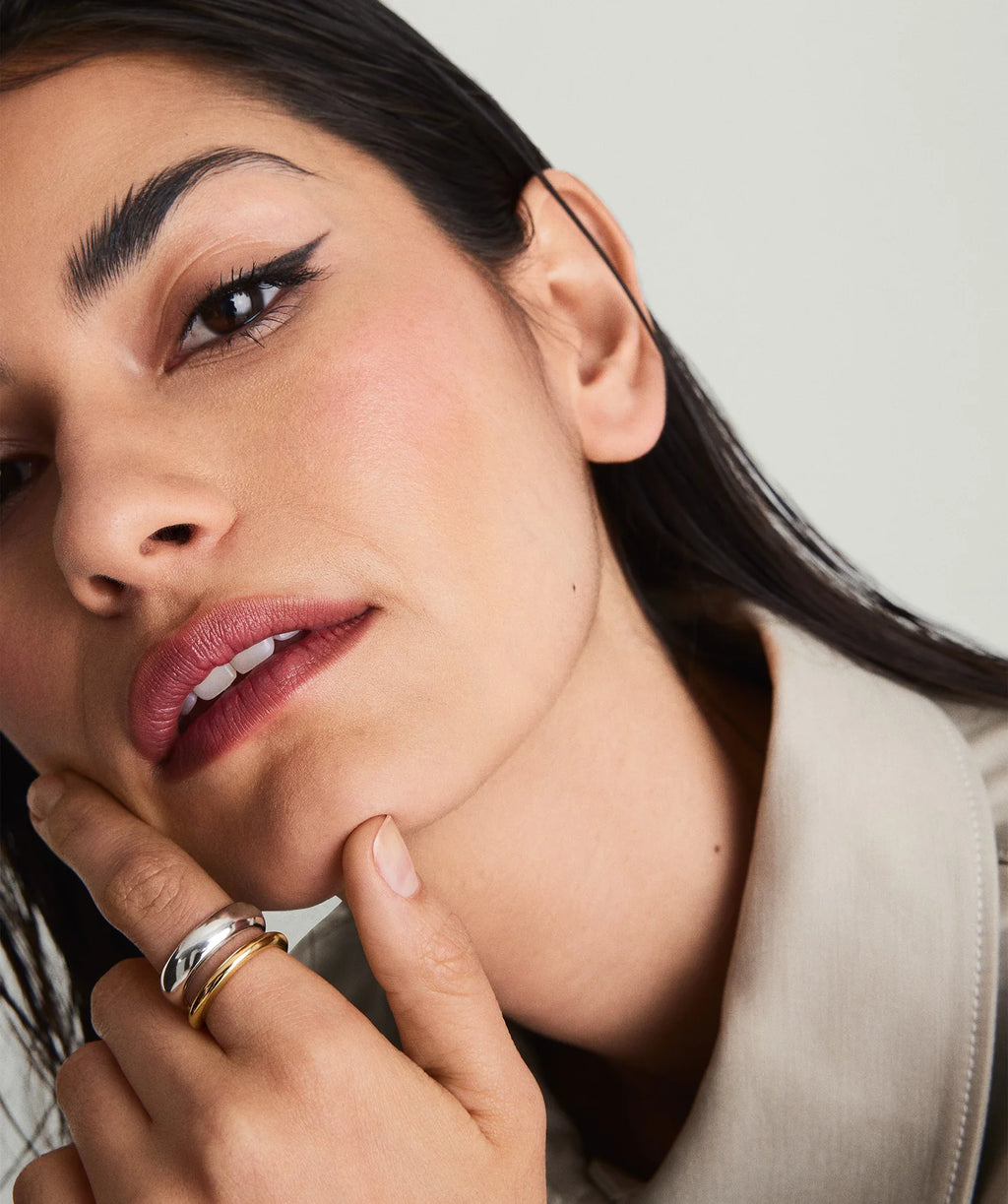 Duet Mixed Metal Ring shown on its own
