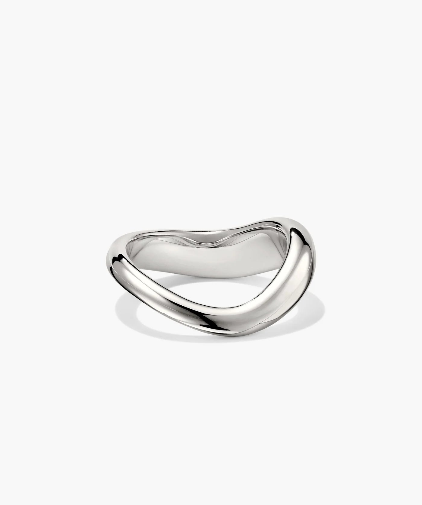 Back view of the silver Dôme Figure Ring