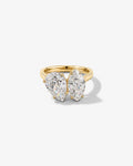 Duo Marquise & Pear Bypass Ring